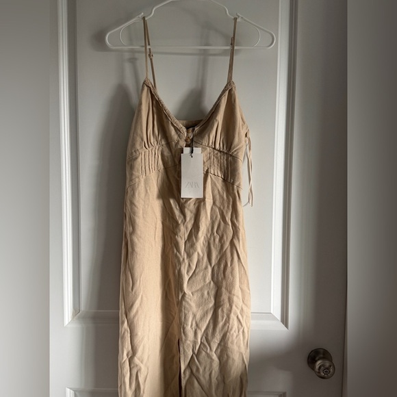 Zara Tan Midi Dress - Picture 11 of 16